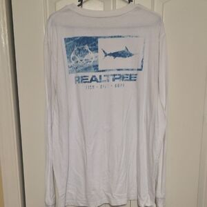 Realtree White Long Sleeve Tee